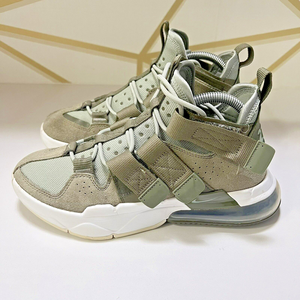 MEN'S NIKE AIR EDGE 270  SNEAKERS OLIVE AQ8764-201 LEATHER SUEDE SIZE 7 Men's